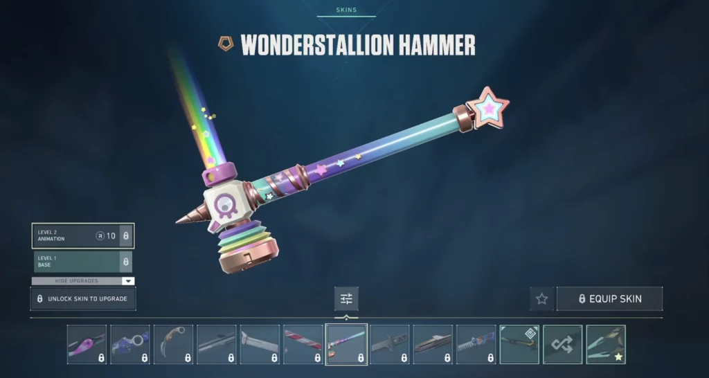 Valorant Wonderstallion hammer